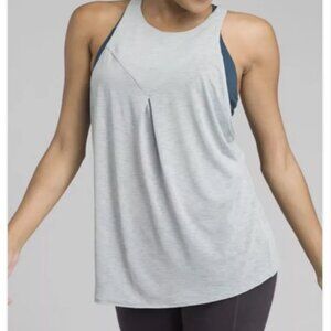 Prana Valentina Tank Top - Sage/Green, Size XS. Flowy split back